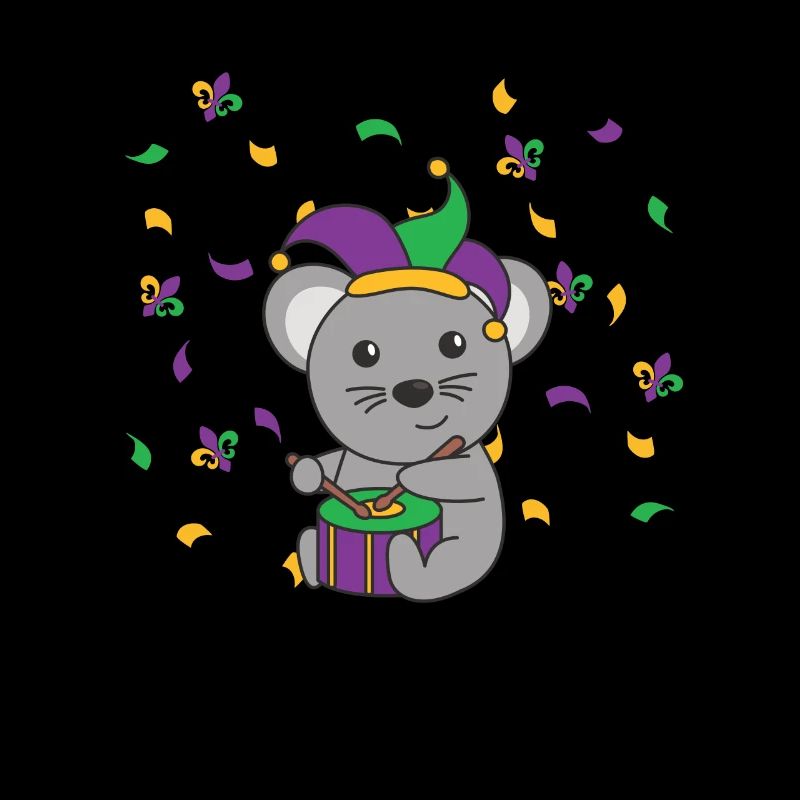 Carnival Mouse with Drum Carnival Costume