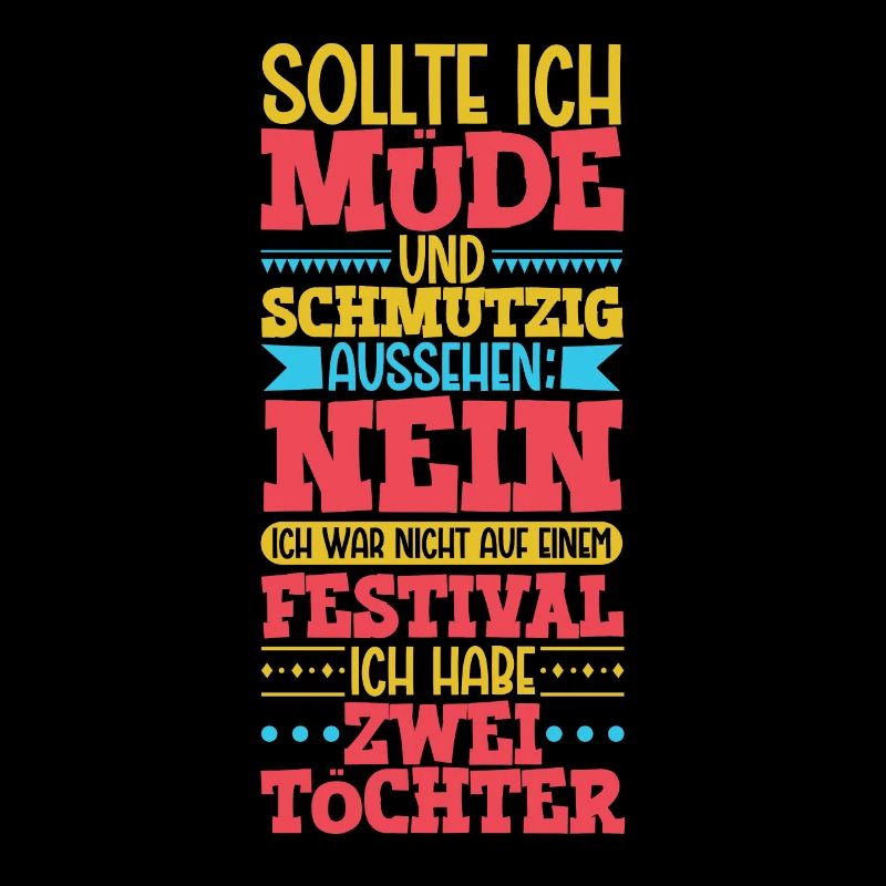 Müde und schmutzig - zwei Töchter