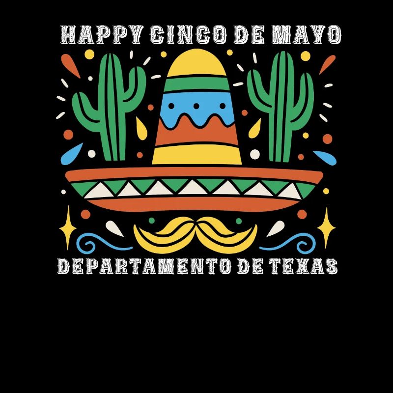 Happy Cinco De Mayo Departamento de Texas