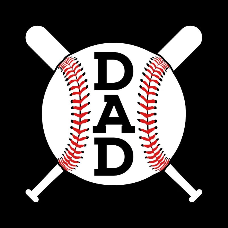 DADDY BASEBALL DAD FATHER'S DAY