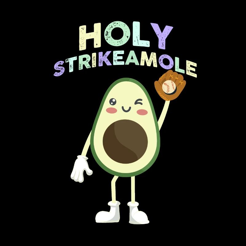 Holy Strikeamole Baseball Softball Avocat