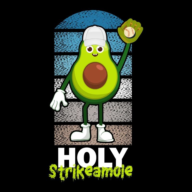 Holy Strikeamole Baseball Softball Avocat