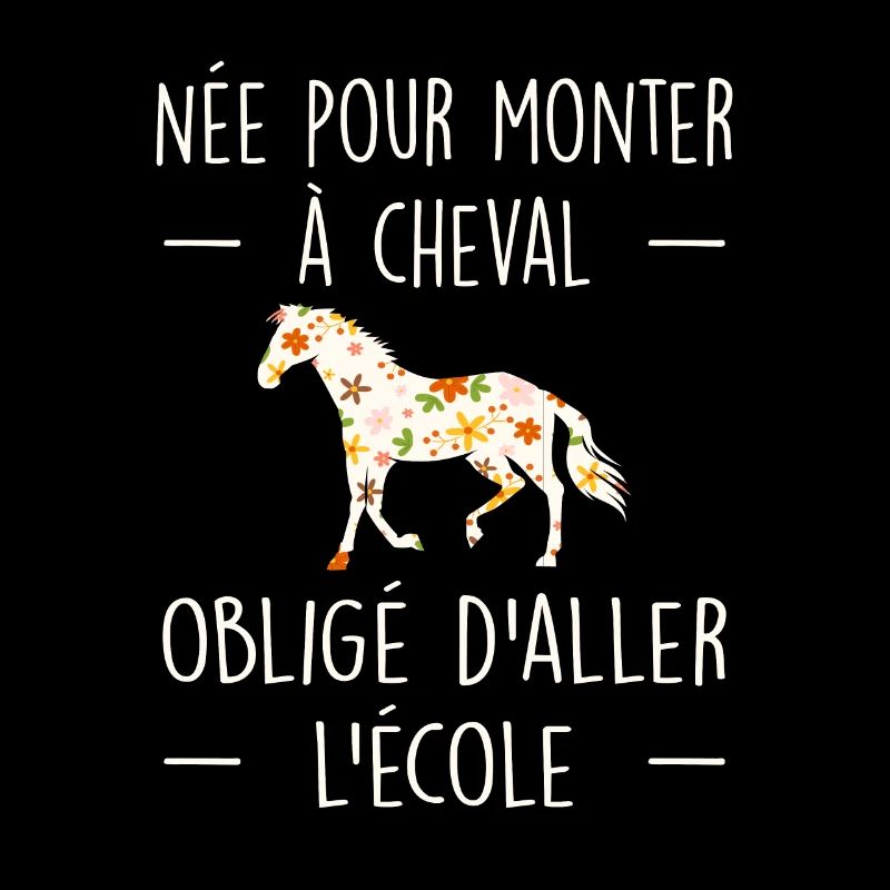 Née pour monter à cheval obligée d'aller à l'école