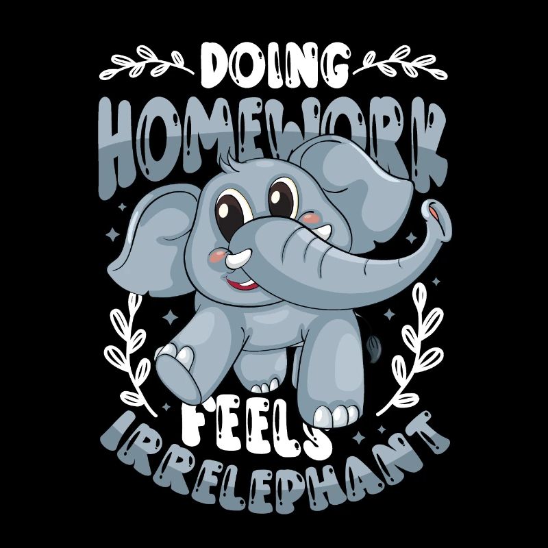 Doing homework doesn't feel good