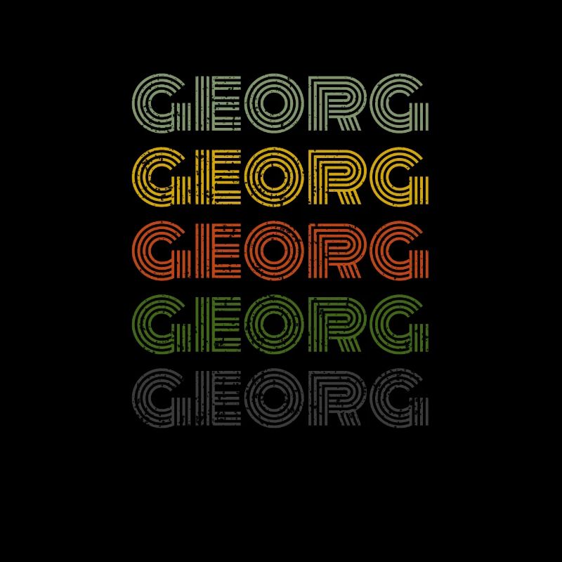 70s Retro Name Vintage Personalized George
