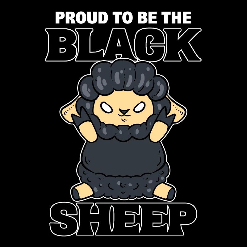 Funny Black Sheep Shepherd
