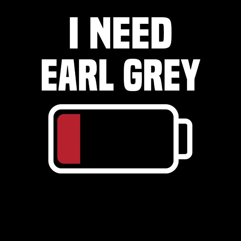 Drôle de design de tee Earl Grey
