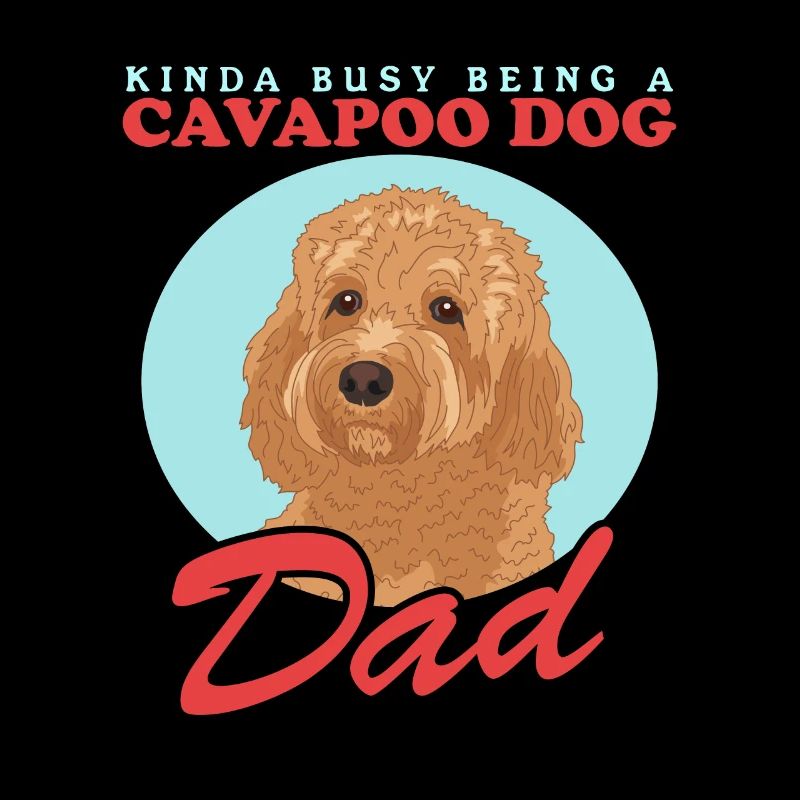 Cavapoo Papa Chien Cavoodle Chien Propriétaire Cadeau