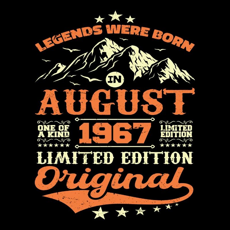 August 1967 Birthday 1967 legends August