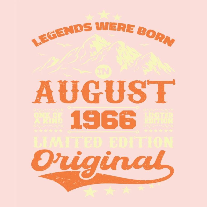 Août 1966 Anniversaire 1966 légendes Août