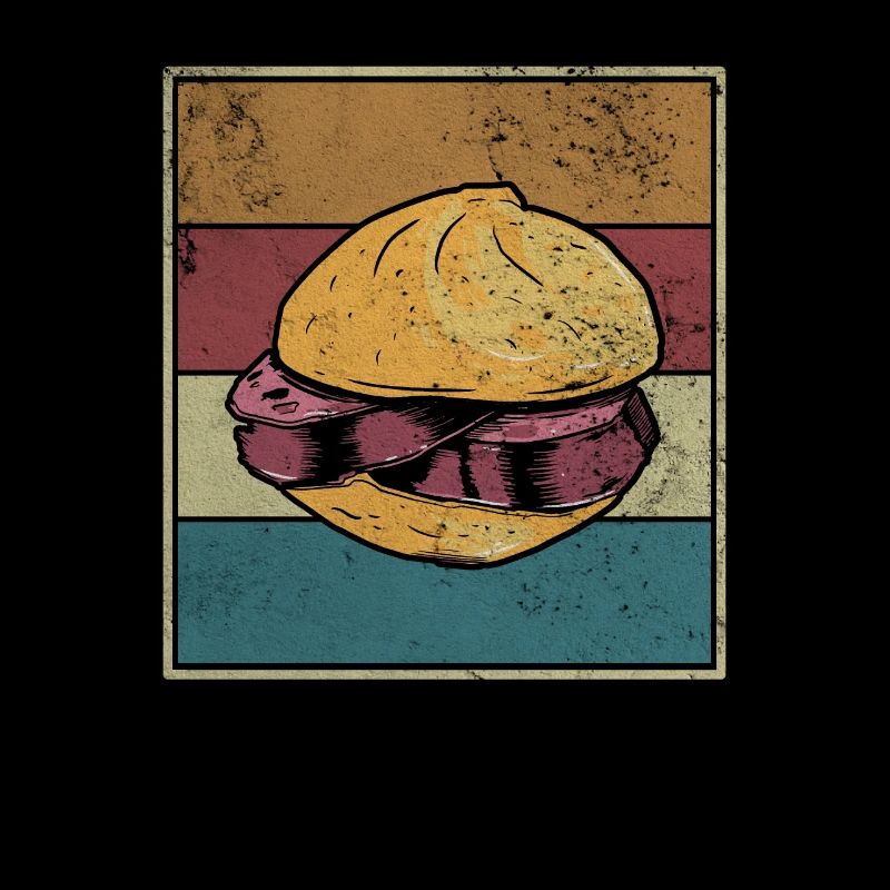 Vintage Leberkäsweckle Retro Fleischkässemmel