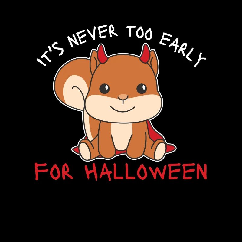 Squirrels it's never too early for Halloween