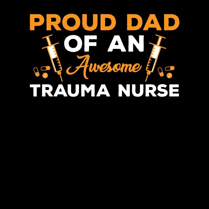 Stolze Trauma Krankenschwester Papa