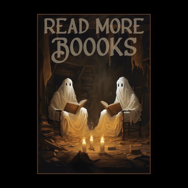 Groovy Read More Boooks Geist Halloween