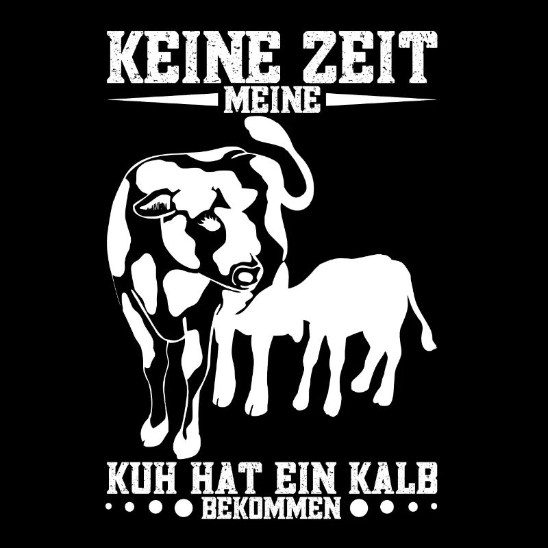 Kuhstall Kalb Traktor Bauer Landwirt Kuhbauer