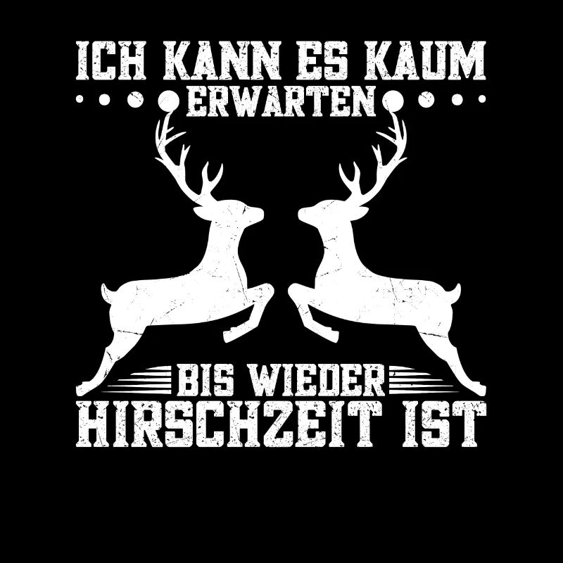 Hirsch Spruch Hirschjäger Weißwedelhirsch