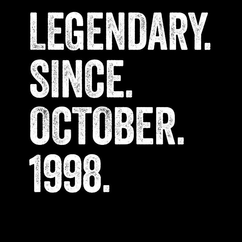 25 Years Legendary Since October 1998 25th
