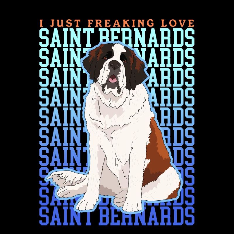Chien Saint-Bernard Cadeau pour chien Saint-Bernard
