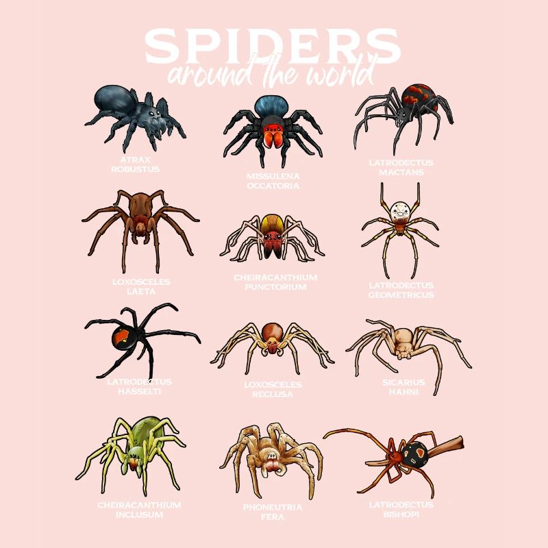 Araignées dans le monde - Espèces d’araignées