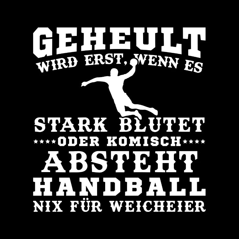 Handball Geheult wird Erst Wenn Es Stark Blutet