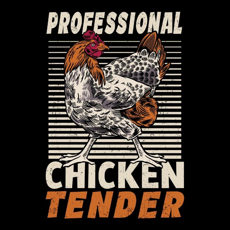 Professionelle Chicken Tender Crazy Chicken Lady
