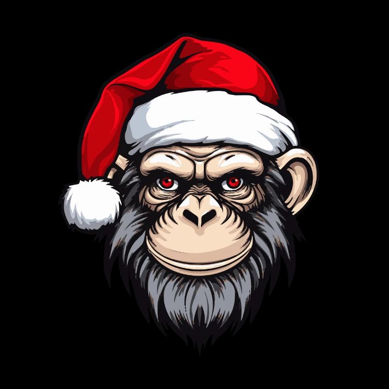 Monkey Head Christmas Christmas