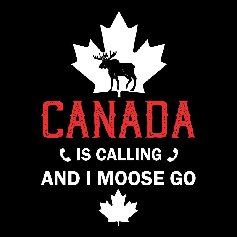 Kanada Elch Kanadische Flagge Maple Leaf