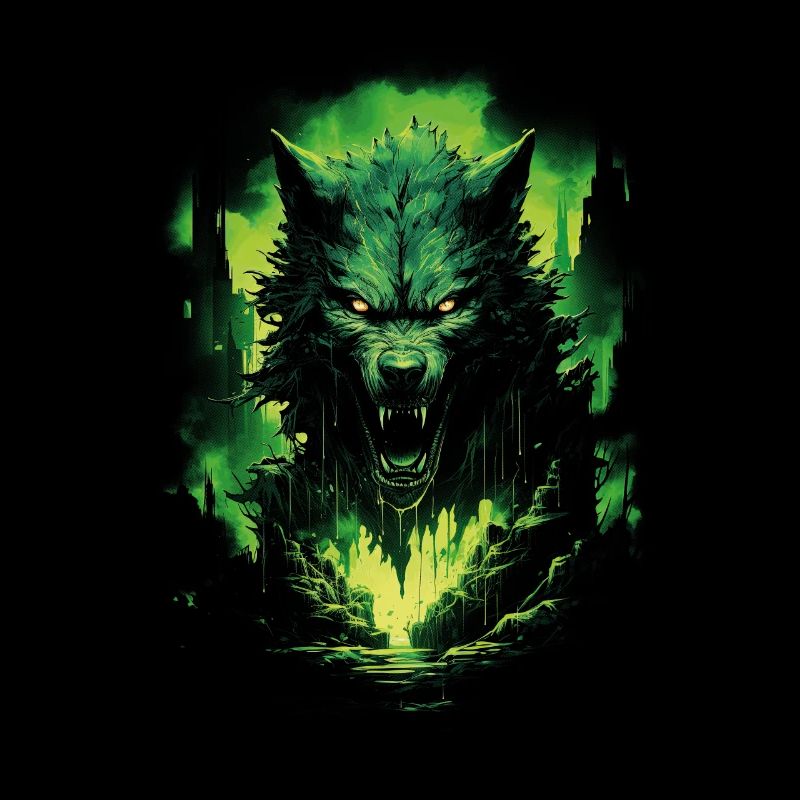 Fantasy Wolf Werewolf Horror Sword Supernatural