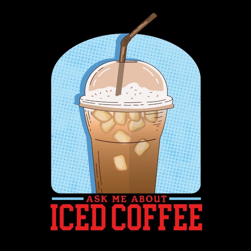 Eiskaffee Iced Coffee | Kaffeeliebhaber Geschenk