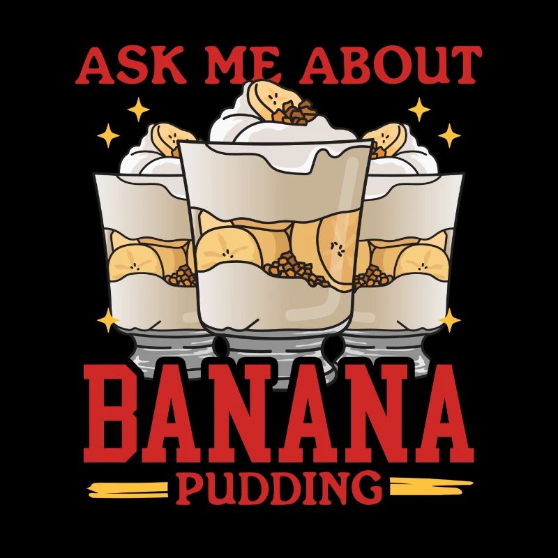 Bananen Pudding Bananenpudding Geschenk