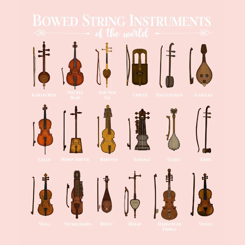 Divers instruments à cordes