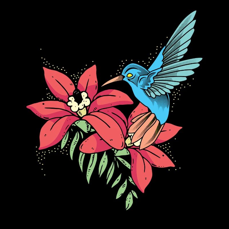 Colibri, Fleurs, Oiseau De Fleur