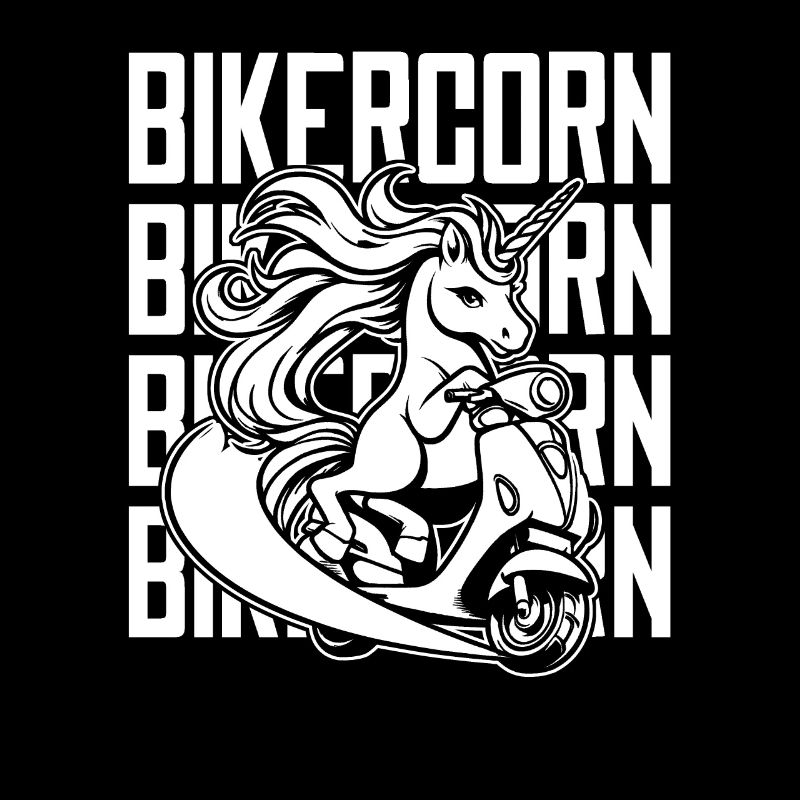 Motorroller Einhorn Scootercorn