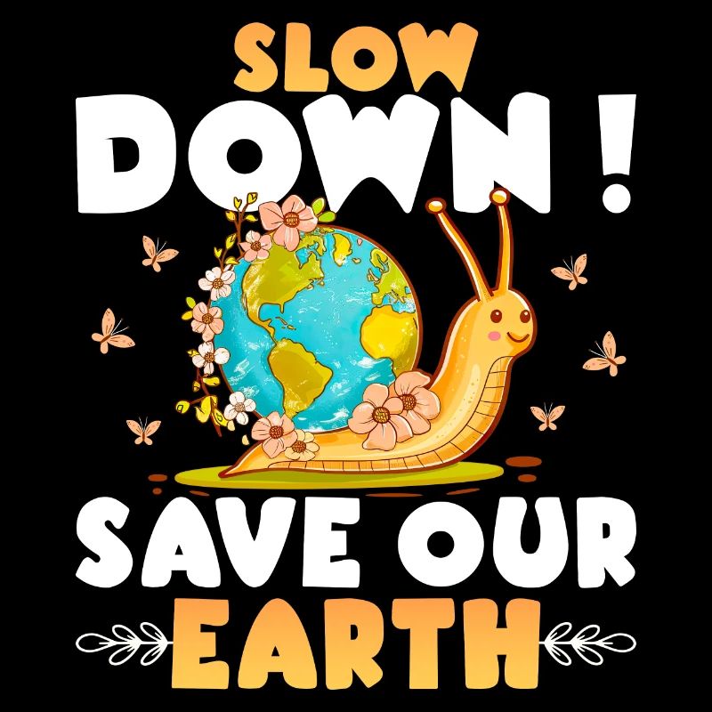 Planet Snail Nature Let's Save Our Planet