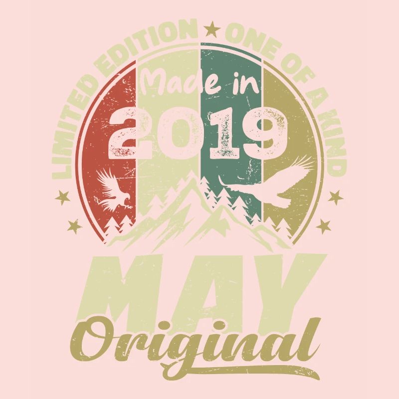 Vintage Anniversary Gift Made in May 2019