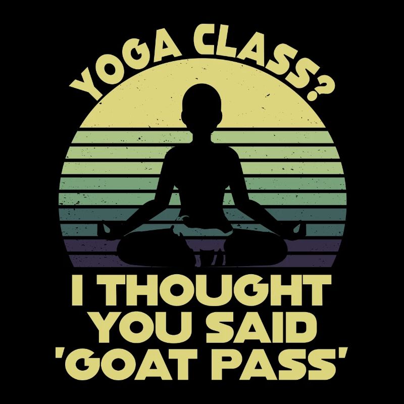 Yogastunde oder Ziegenpass