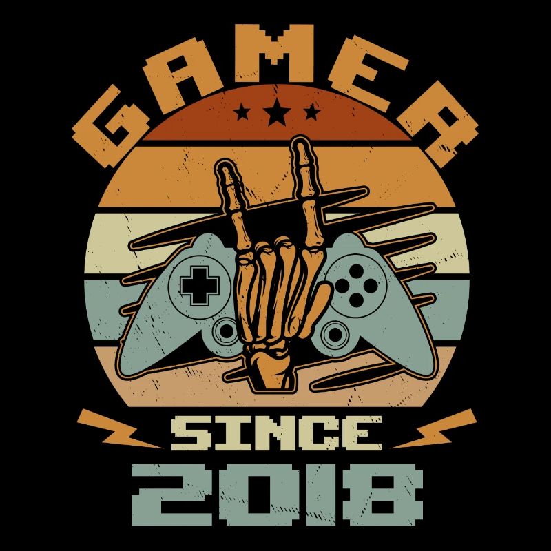 Gamer Since 2018 - Gaming Anniversary Gift 2018
