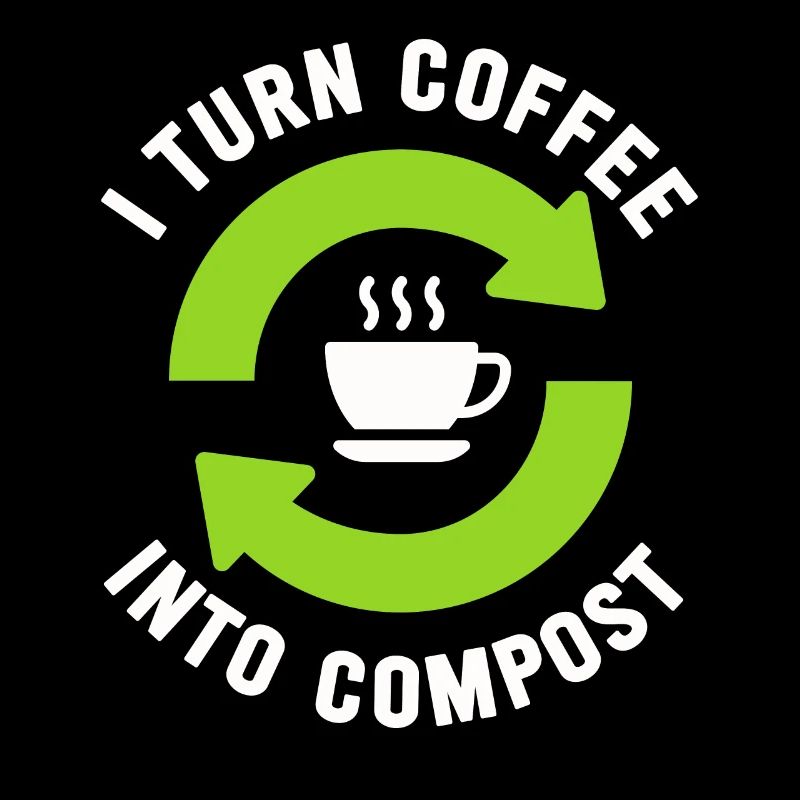 Ich verwandle Kaffee in Kompost Blue Planet