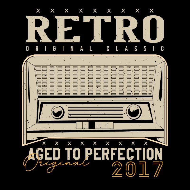 Retro 2017 Birthday Gift 2017 Vintage 2017