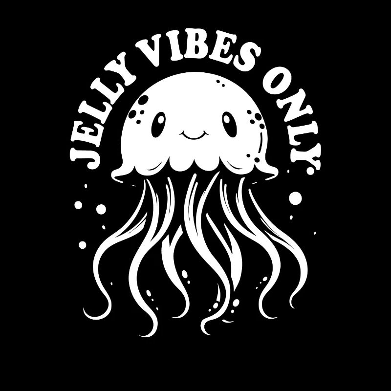 Jelly Vibes only - Jellyfish with tentacles