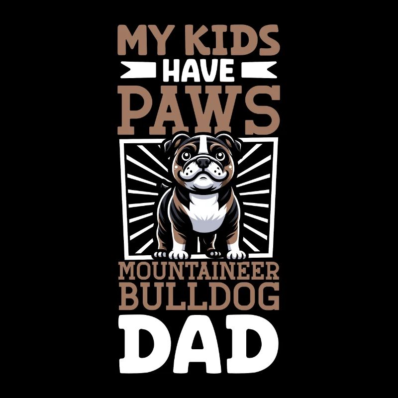 Papa bouledogue serrano