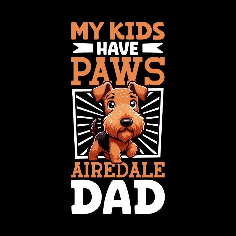 Airedale Terrier papa