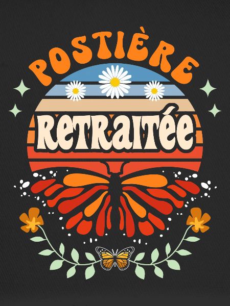 Retro Cadeau Retraite Postière