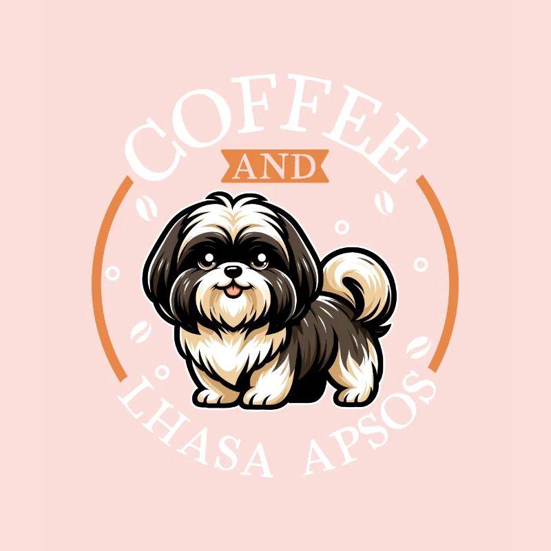 Coffee and Lhasa Apso