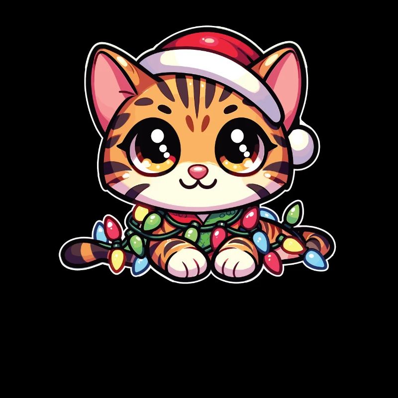 Fées de Noël Bengal Chat