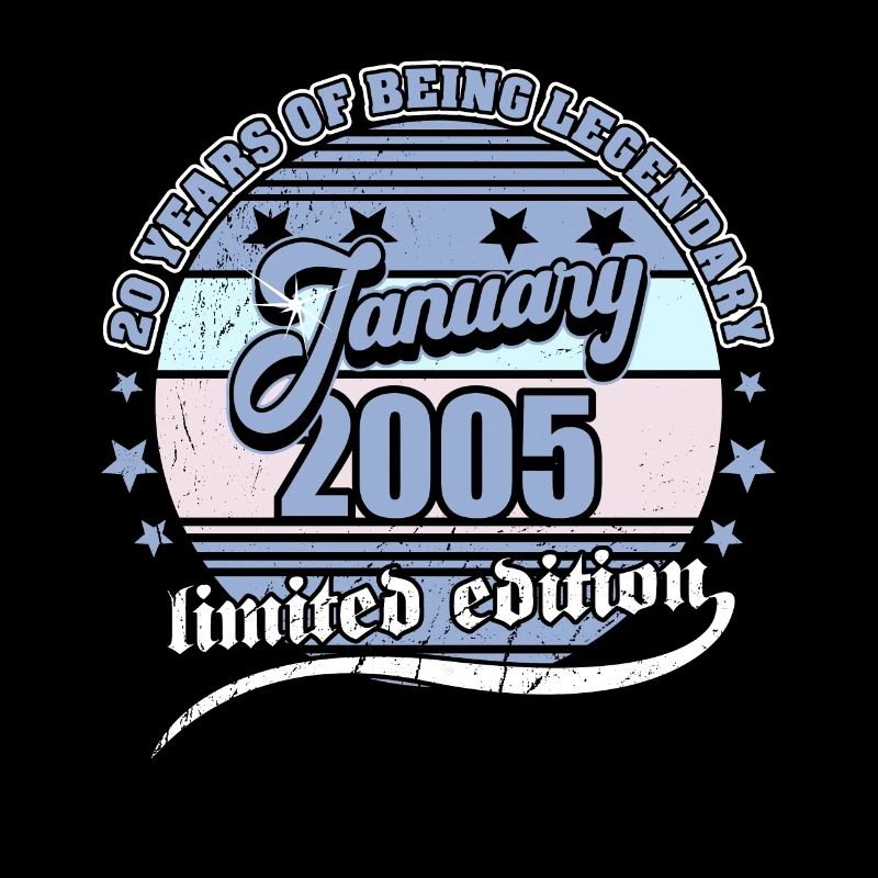 20e anniversaire Janvier 2005 Né 20 ans