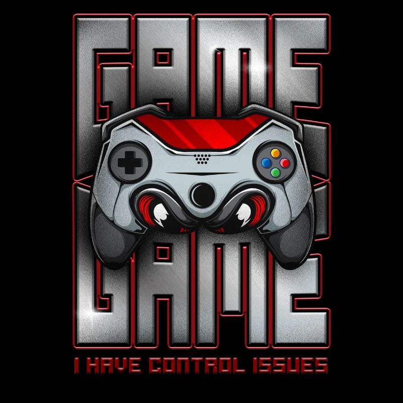 I Have Control Issues Funny Retro Video Game