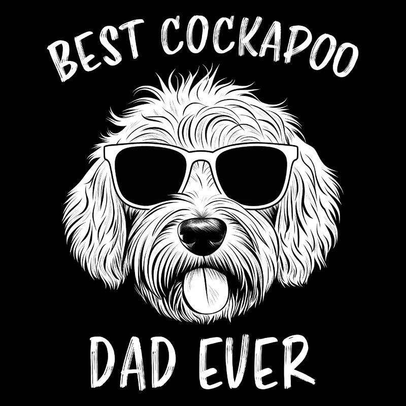 Cockapoo Saying Dad Funny Cockapoo Gift