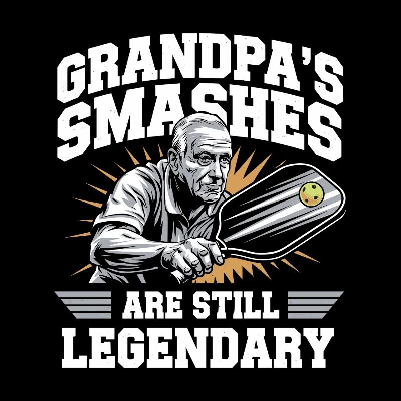 Opa Pickleball Spieler Dinking Team Geschenk