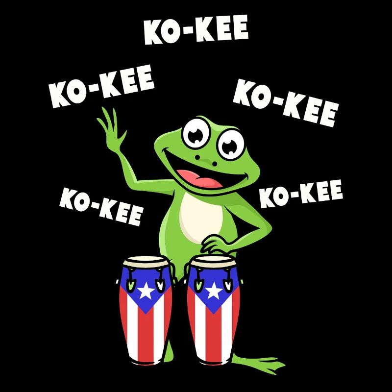 Ko-Kee Frog Playing Guitar Melody